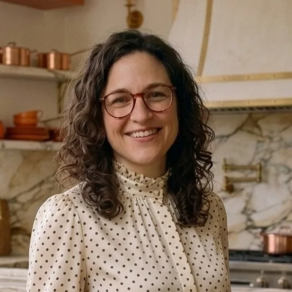 Denise in her kitchen