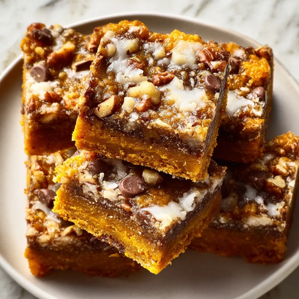 Pumpkin Pie Seven-Layer Bars