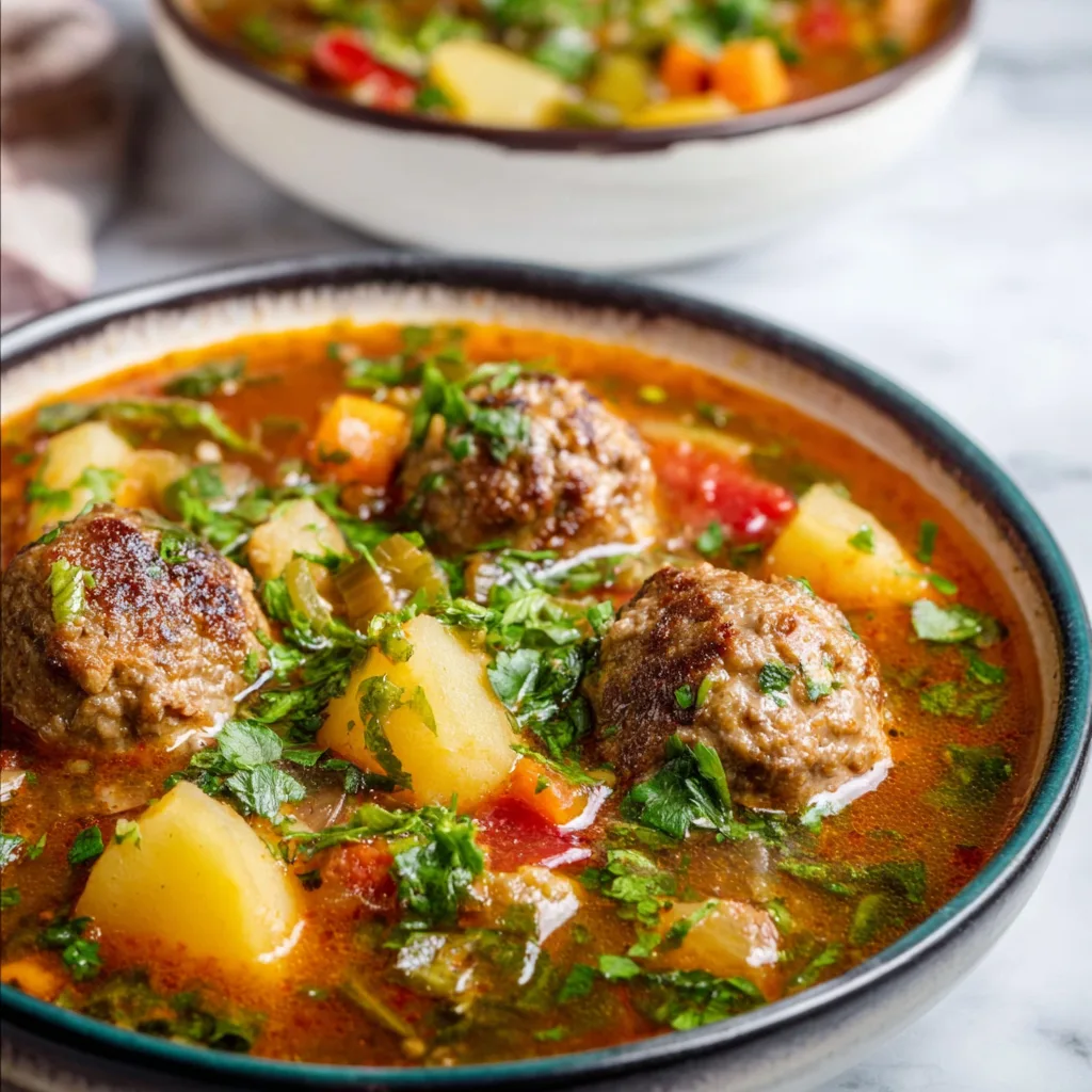 Albóndigas Meatball & Vegetable Soup