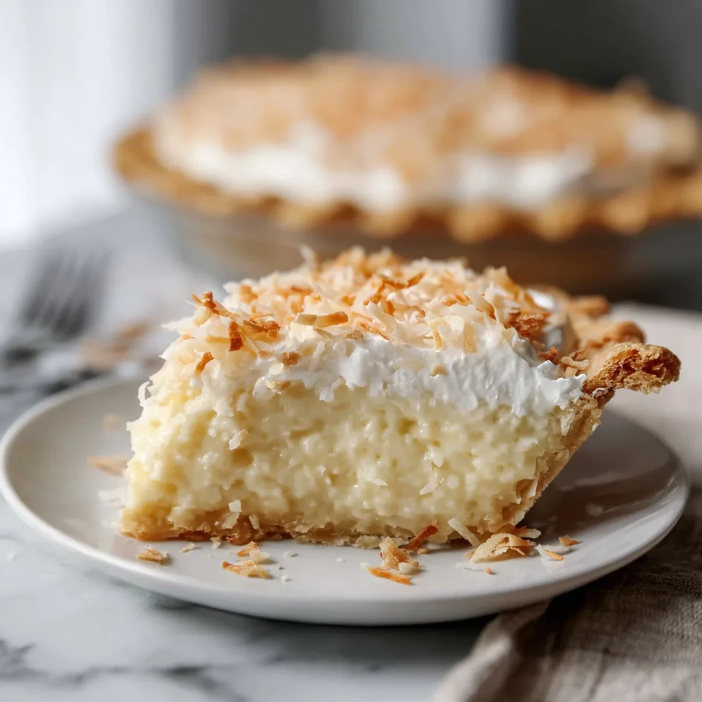 Old-Fashioned Toasted Coconut Cream Pie