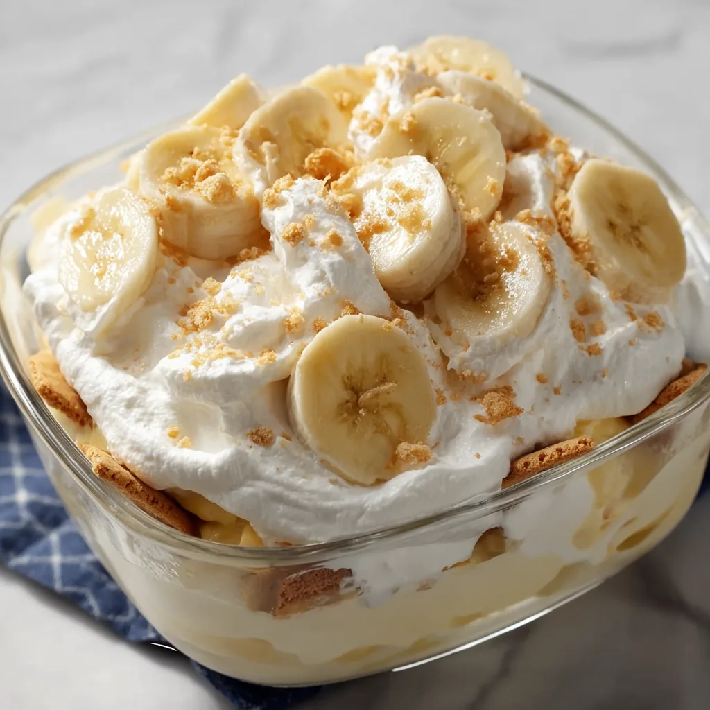 Old-Fashioned Homemade Banana Pudding