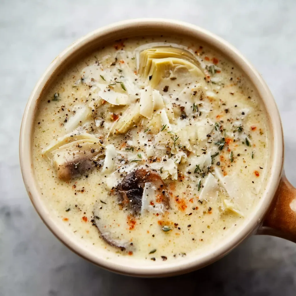 Silky Artichoke & Thyme Soup