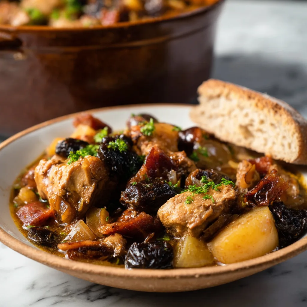 Farmhouse Pork, Apple & Prune Stew