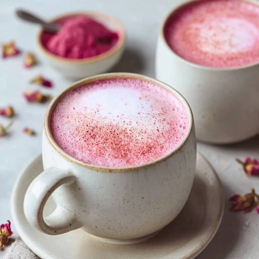 Rosy Beetroot Vanilla Latte