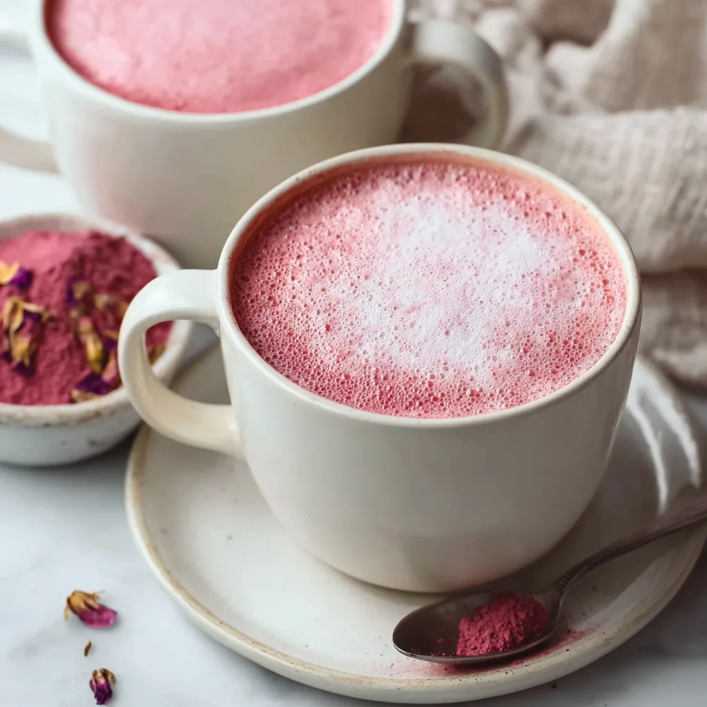 Rosy Beetroot Vanilla Latte