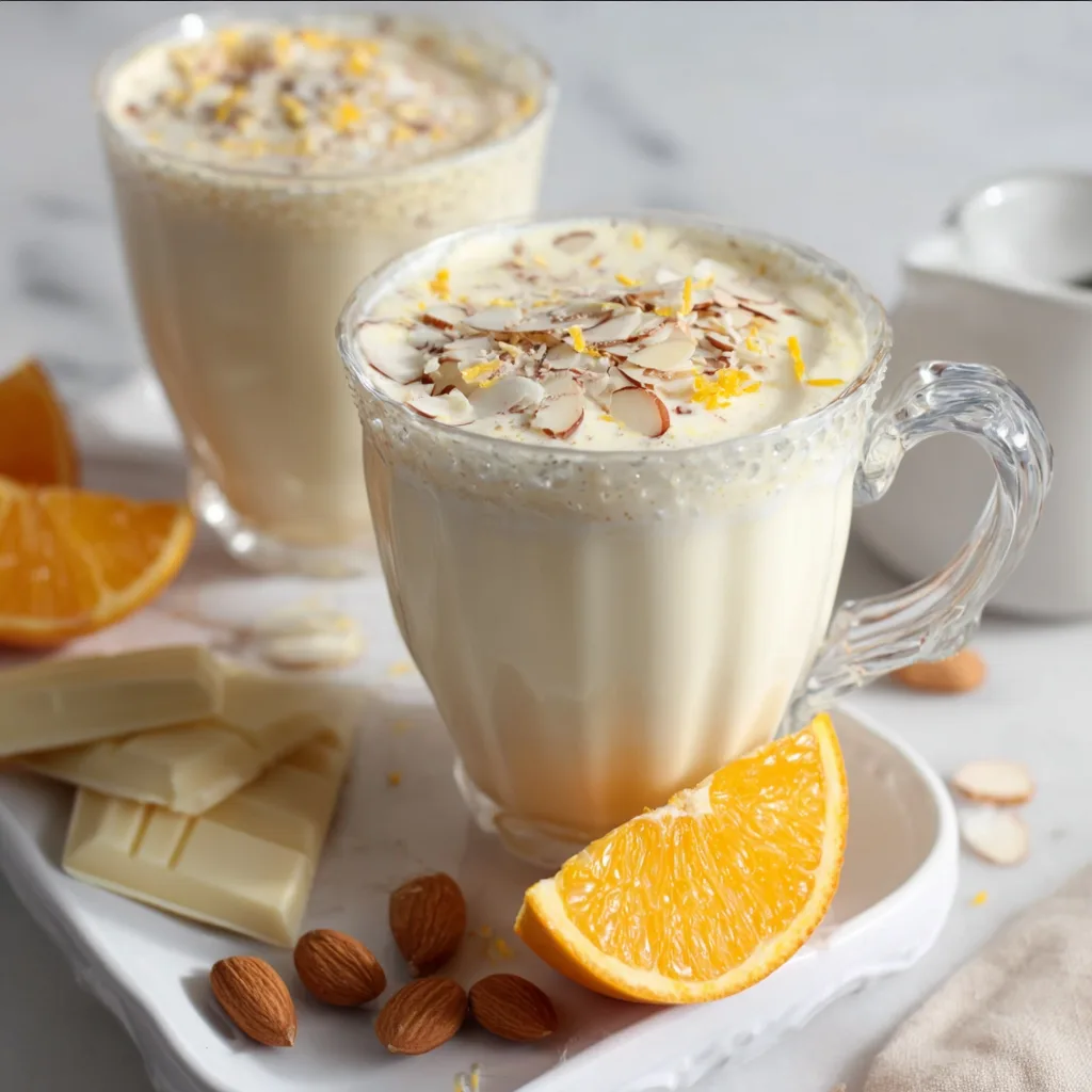 Orange Blossom White Hot Chocolate