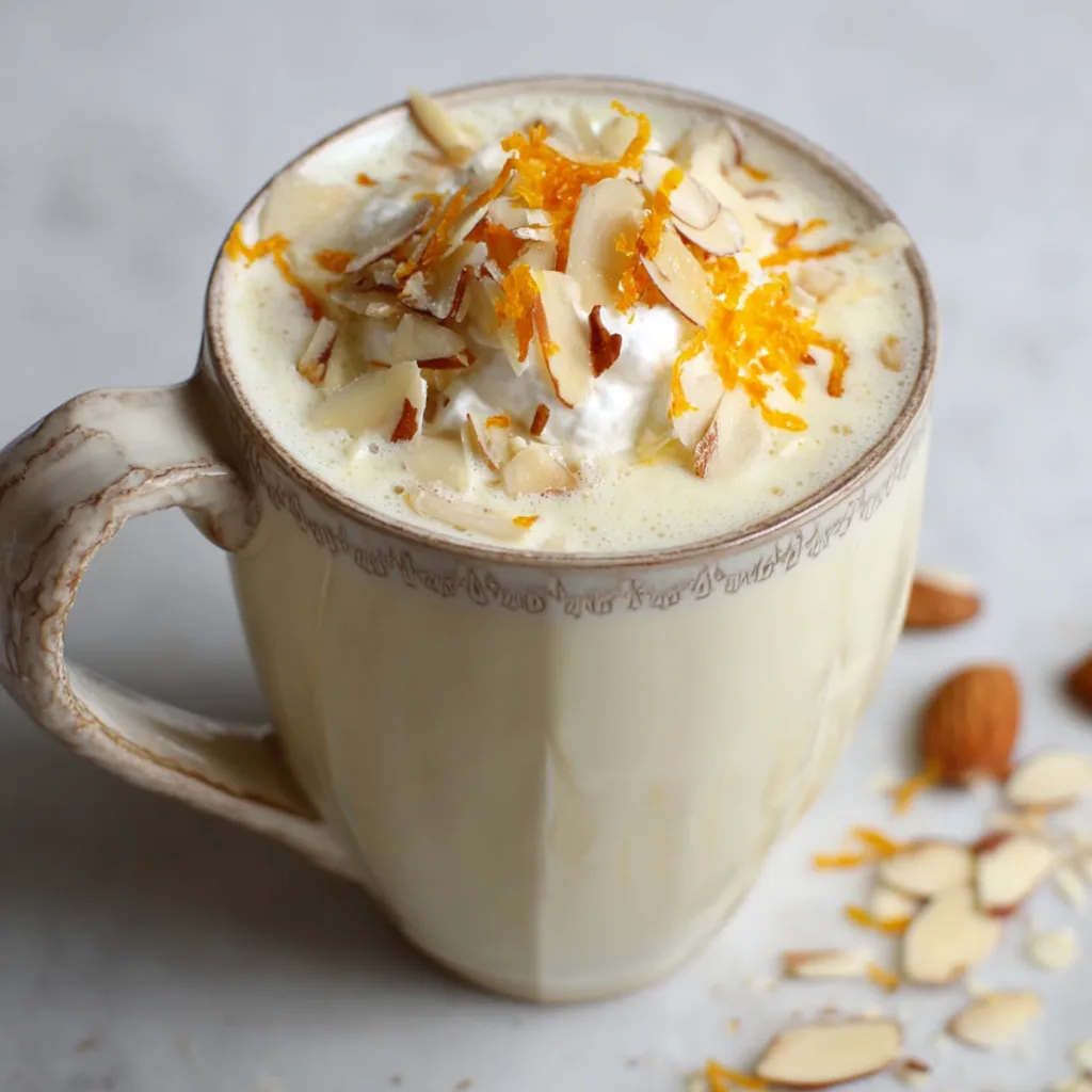 Orange Blossom White Hot Chocolate