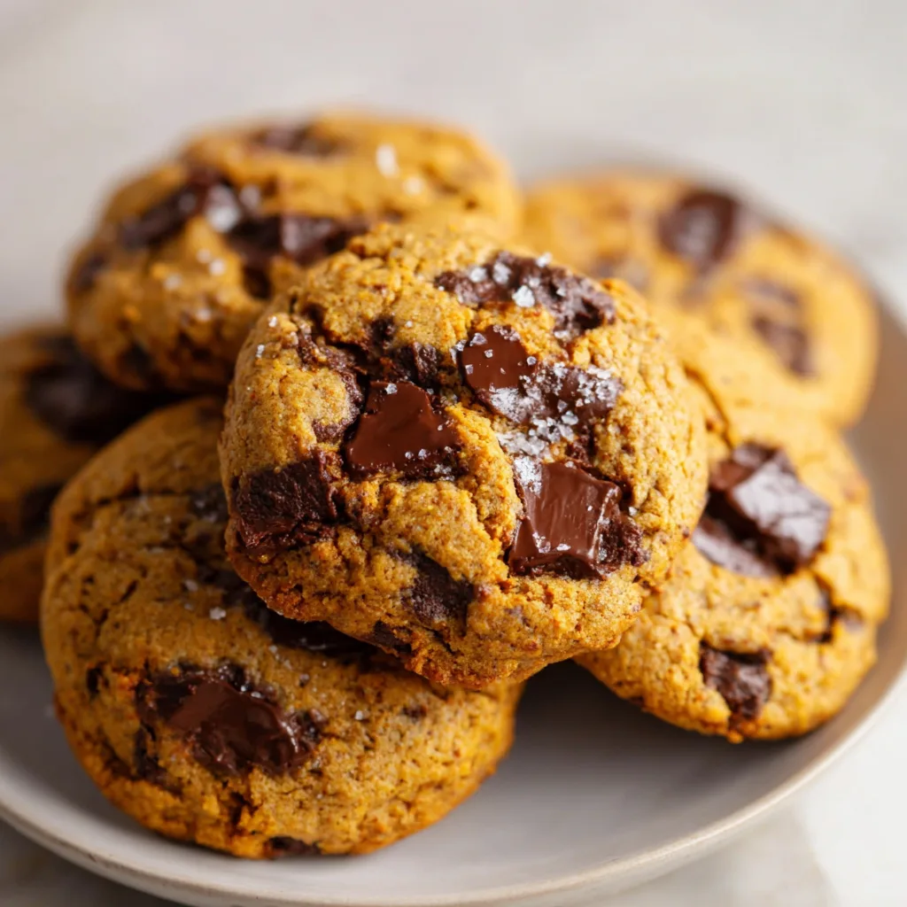 Soft-Baked Pumpkin Chocolate Chunk Cookies