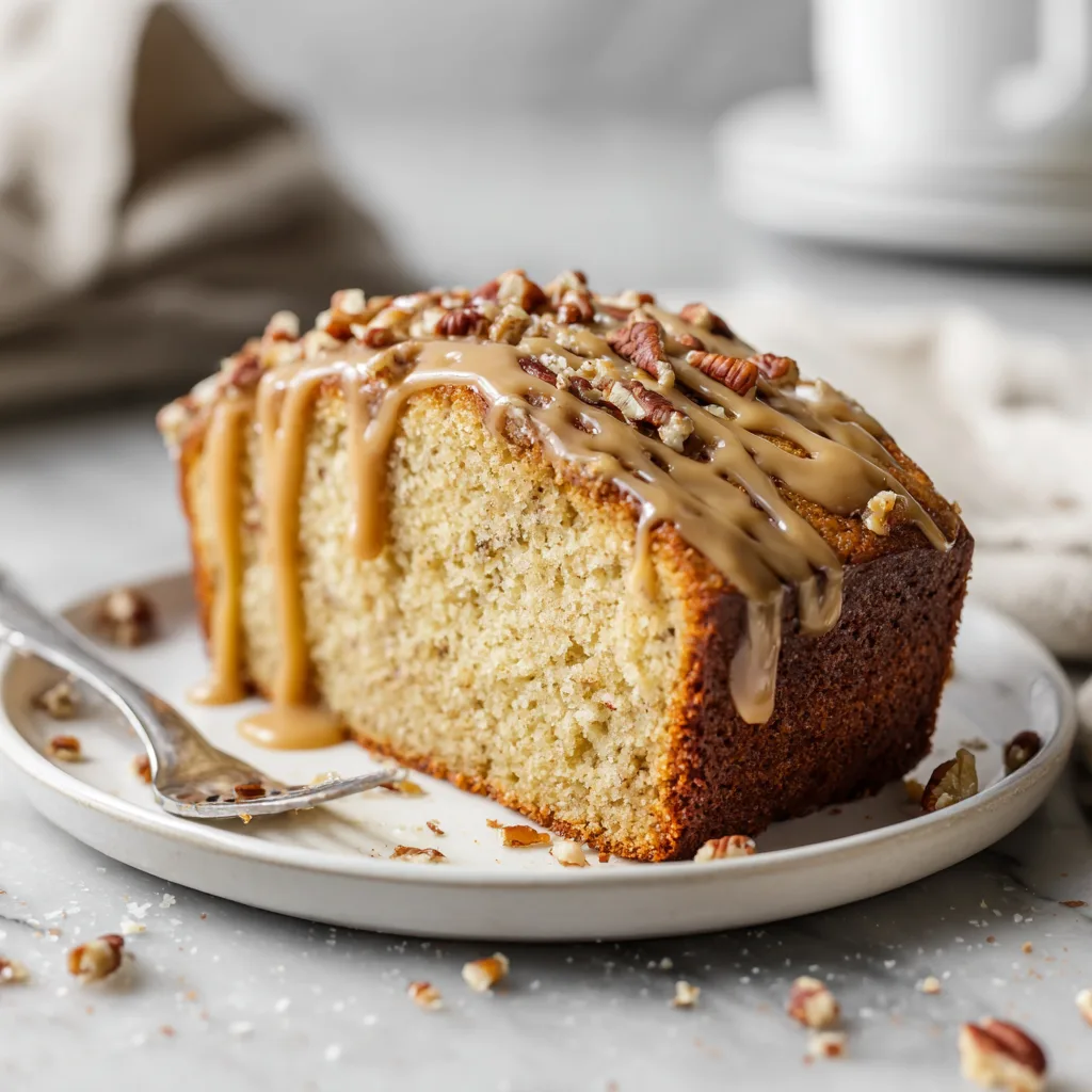 Toasted Butter Pecan Pound Loaf