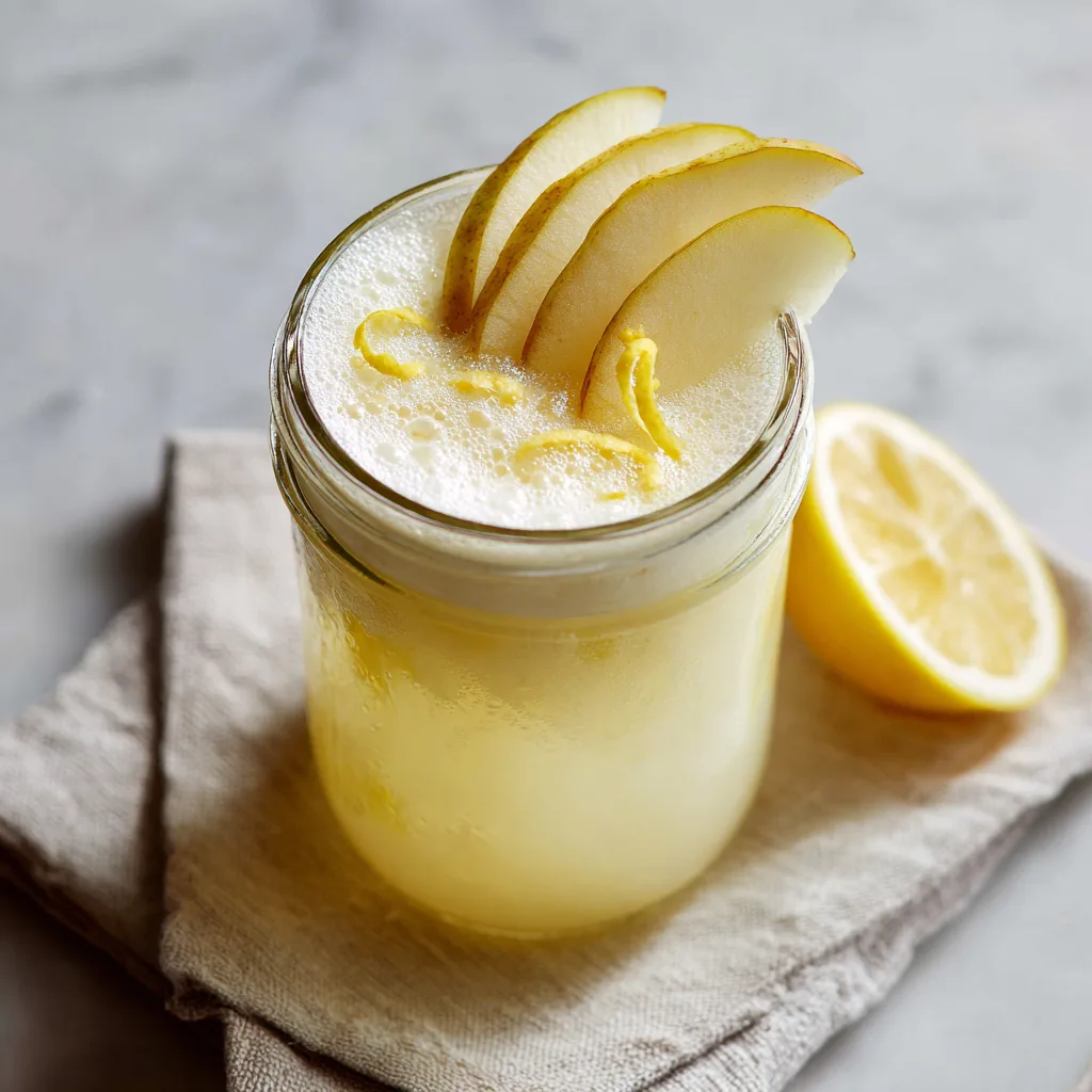 Pear & Lemon Velvet Lemonade