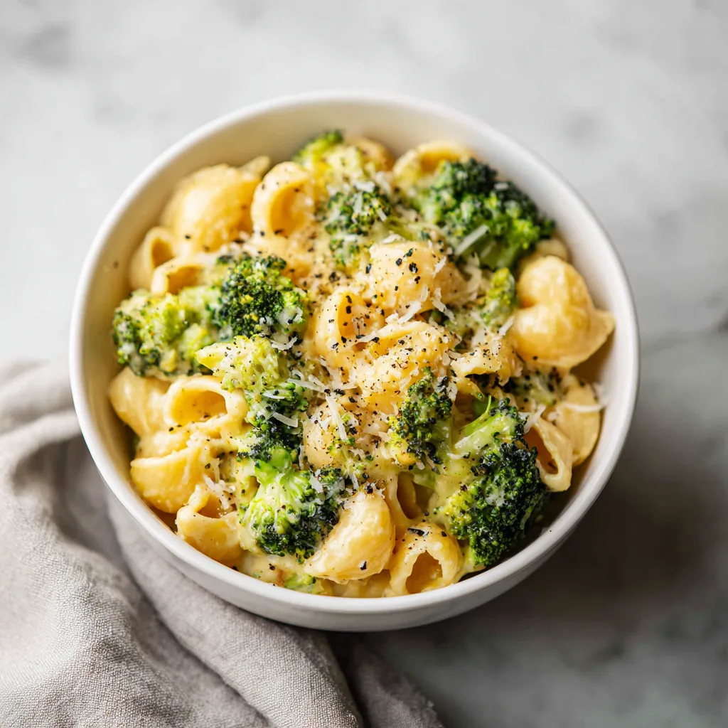 One-Pot Cheddar Broccoli Macaroni