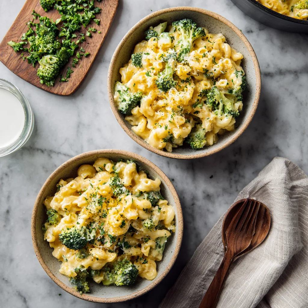 One-Pot Cheddar Broccoli Macaroni