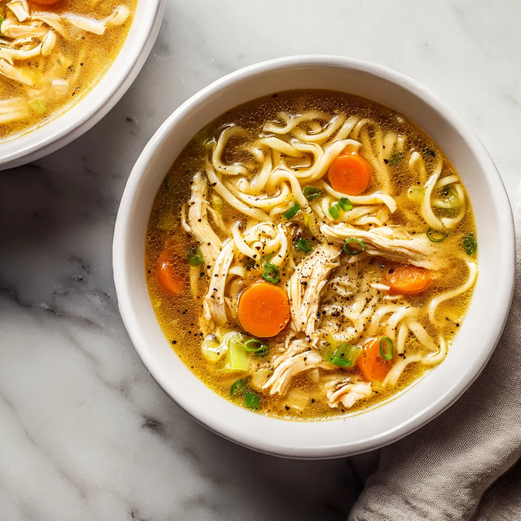 Ginger-Garlic Chicken Noodle Soup