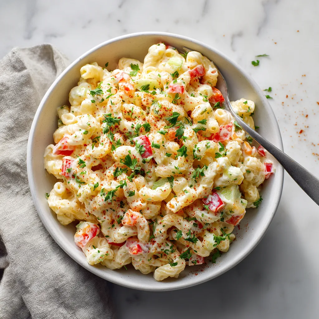 Old-Fashioned Picnic Macaroni Salad