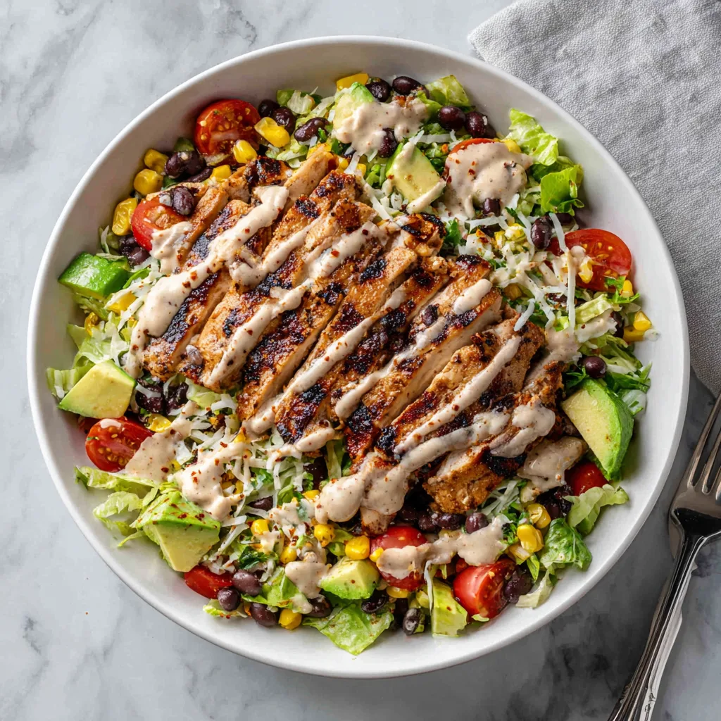 Chipotle Lime Chicken Chopped Salad