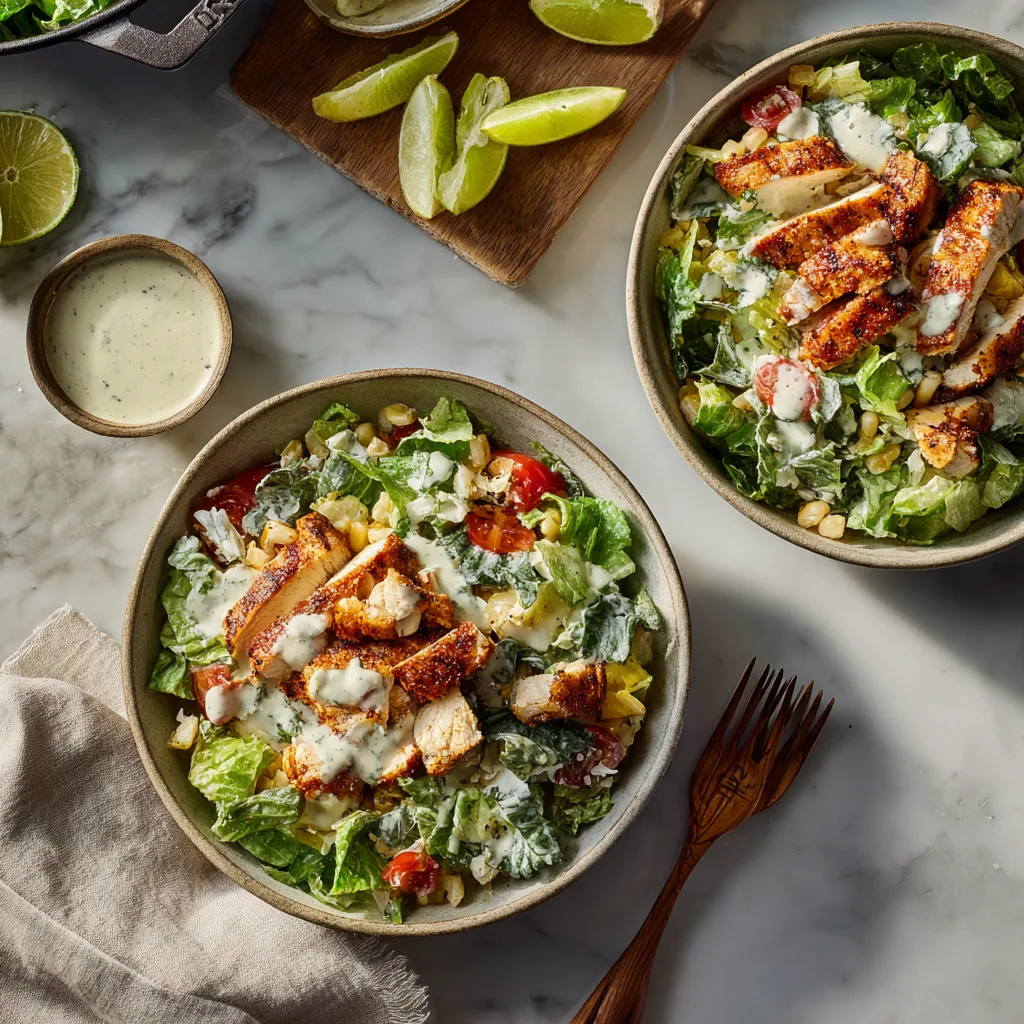 Chipotle Lime Chicken Chopped Salad